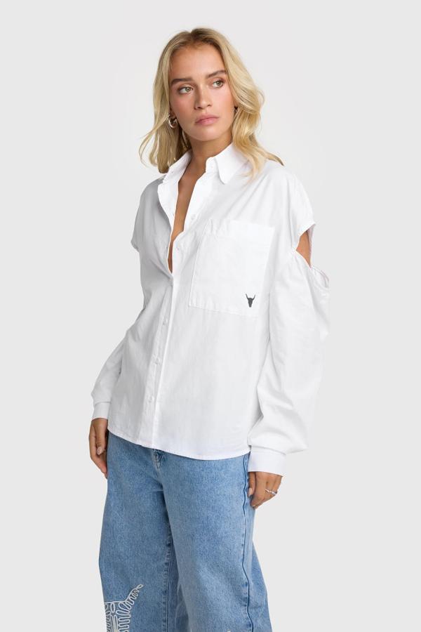 _Ladies_woven_cut_out_poplin_blouse_