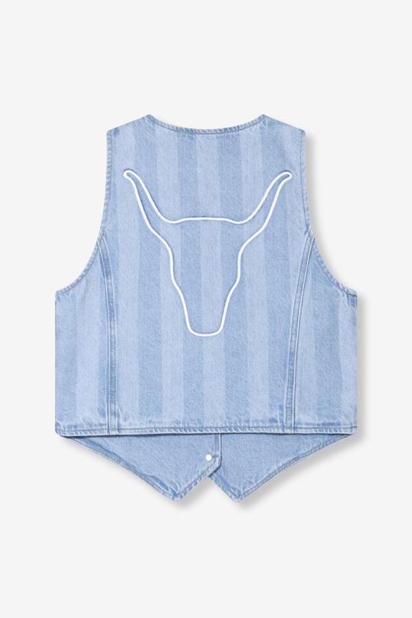 _Ladies_woven_stripe_denim_waistcoat_4