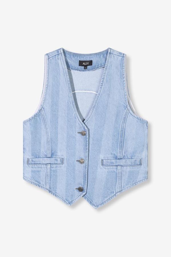 _Ladies_woven_stripe_denim_waistcoat_7