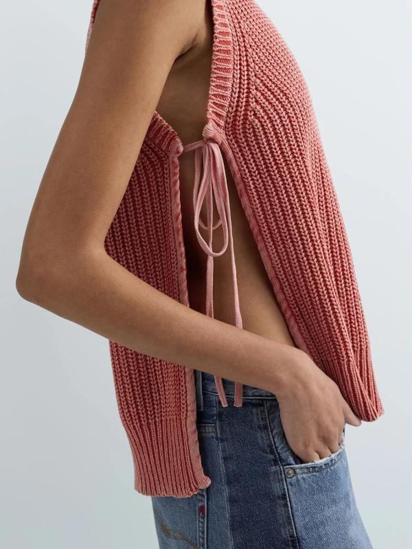 sleeveless_knit_top_deep_orange