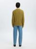 Dereck_struc_cardigan_olijf_1