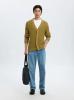 Dereck_struc_cardigan_olijf_4