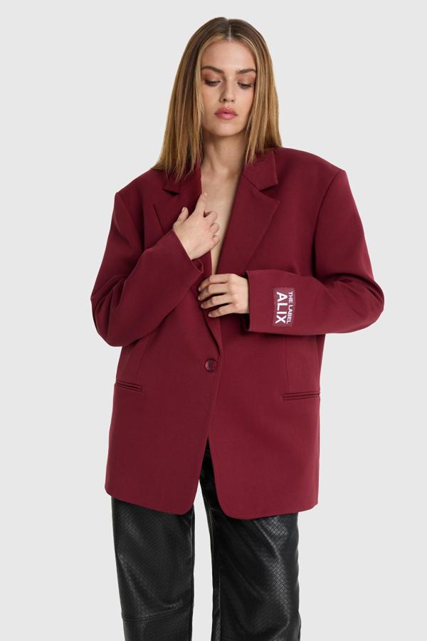 ladies_woven_oversized_blazer_bordeaux_4